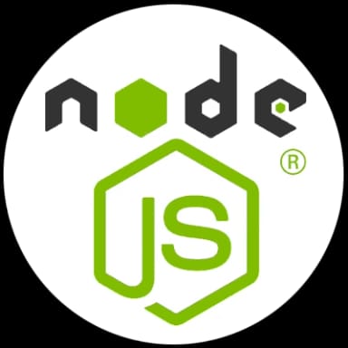 Logo representing NodeJS technology