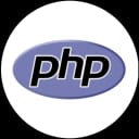 Logo representing PHP programming language