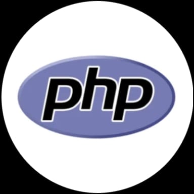 Logo representing PHP programming language
