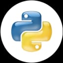 Logo representing Python with Flask framework
