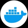 Logo representing Docker technology experience