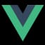 Logo representing Vue.js framework